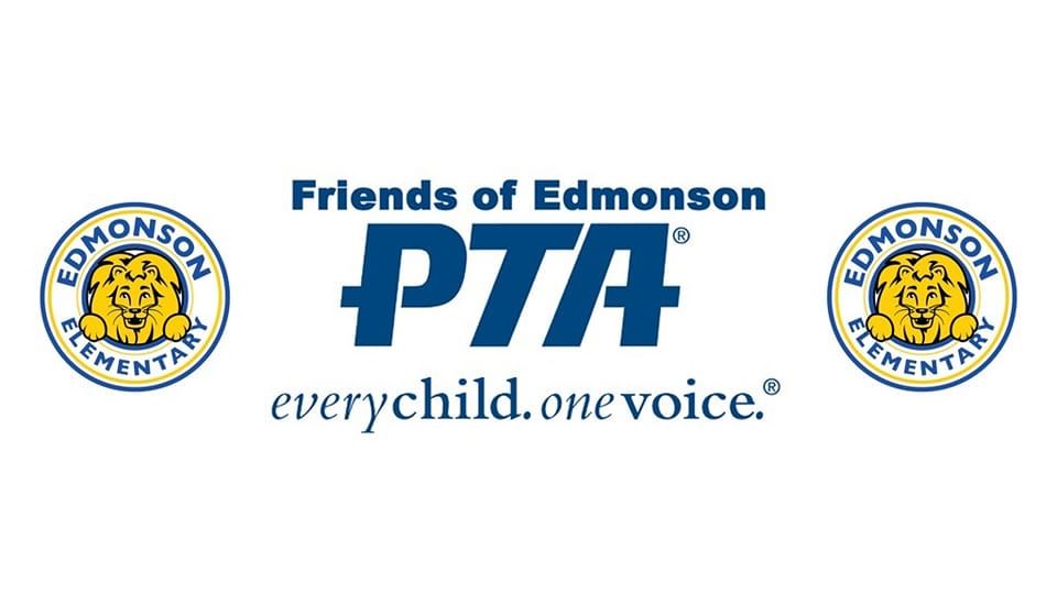  Edmonson PTA and school logo.